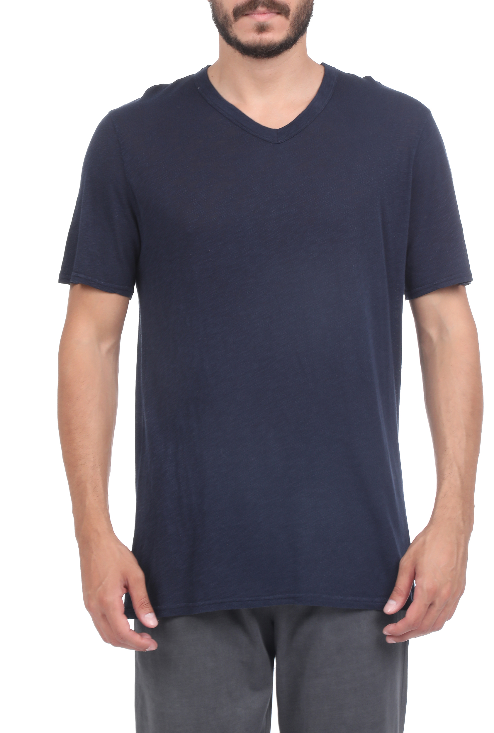 Ανδρικά/Ρούχα/Μπλούζες/Κοντομάνικες AMERICAN VINTAGE - Ανδρικό t-shirt AMERICAN VINTAGE μπλε